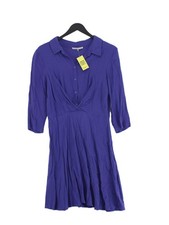 Oliver Bonas Shirt Midi Dress UK12 in Purple