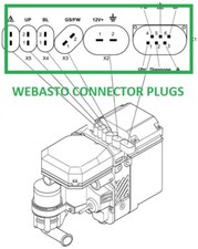 WEBASTO THERMO TOP C E Z P PLUGS CONNECTORS PINS SEALS BOOTS EBERSPACHER