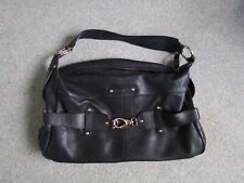 Patrick Cox Black Leather Shoulder Bag Medium Size