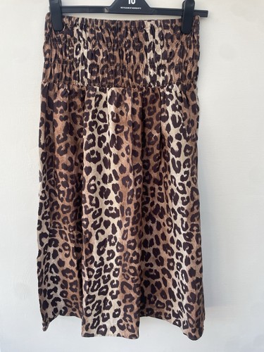 Ladies leopard print bandeau