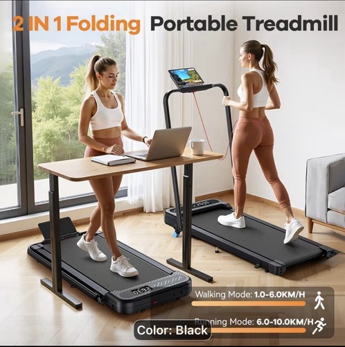 Walking pad treadmill with - walking,