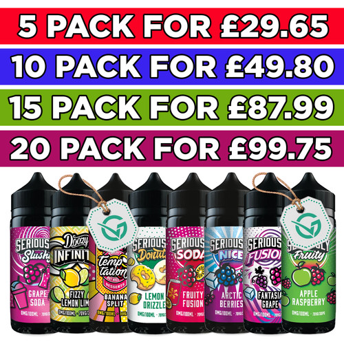 Doozy vape 100ml shortfills - vape,