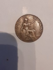 1922 George V Half Penny Coin