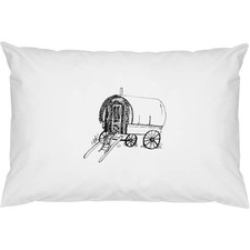 2 x 'Romany Caravan' Cotton Pillow Cases (PW00002059)
