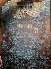 Eddie Vedder 2000 Autographed Print  ROYAL ALBERT HALL EXCLUSIVE LE 100 🔥