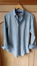 Ralph Lauren Light-Wash Chambray Shirt - Slim Fit Medium