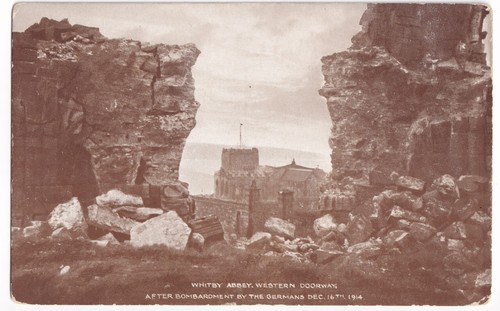 Whitby abbey western doorway - whitby,