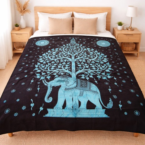 Bedspread cotton 210x240 bed - bedspread,