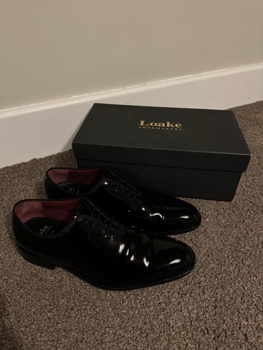 Loake black patent leather - loake,