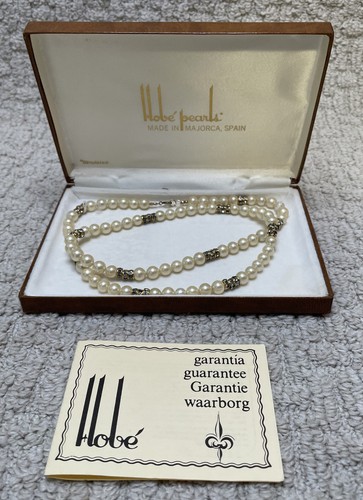 Vtg hobe pearl necklace - hobe,