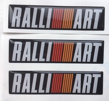 RALLIART BADGES DOMED EVO WINGS BOOT DASHBOARD SPEEDO TOMMI MAKINEN 5 6 8 X3