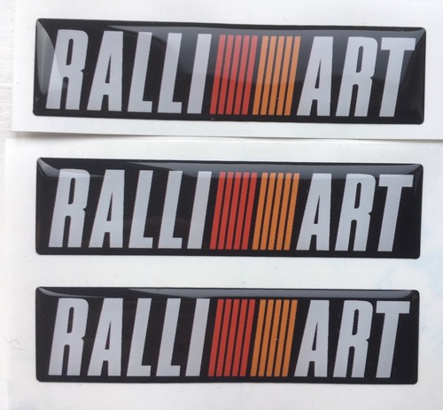 Ralliart badges domed evo - ralliart,