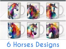 Lovely Rainbow Horse Mug