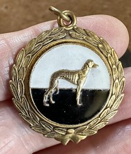 Vintage whippet racing - whippet, gold
