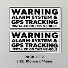 2 x Warning Alarm system & GPS