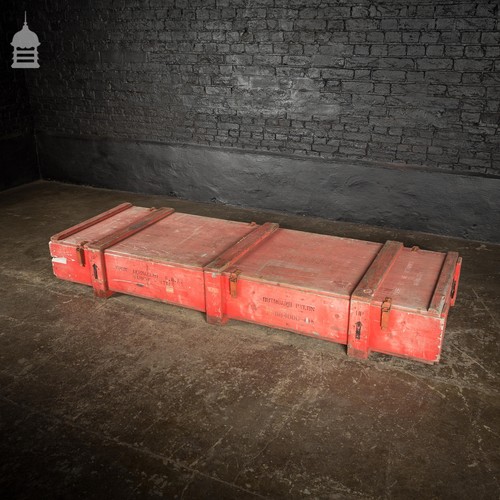 Large red wooden aircraft - wooden,