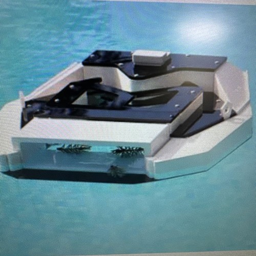 Floating pool skimmer - floating,