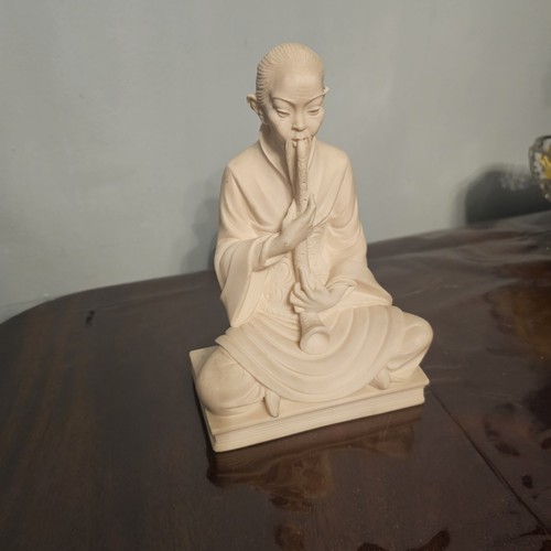 Vintage asian man playing - man,
