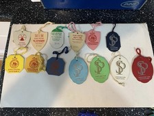 13 X Sandown Park Horse Racing Entry Badges From 1982-1993 Job Lot From A Bundle