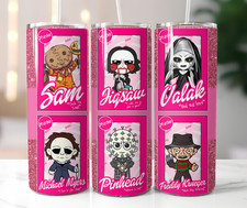 Pink Cartoon Horror Villains