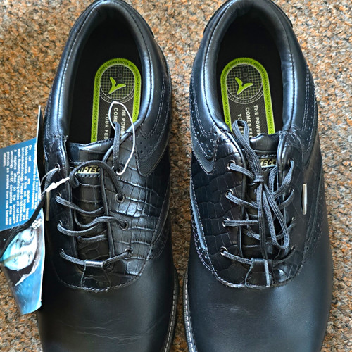 Tec men black leather - men's,