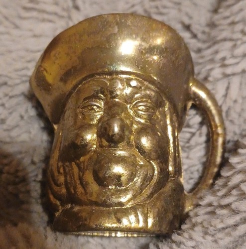Vintage brass miniature toby - vintage,