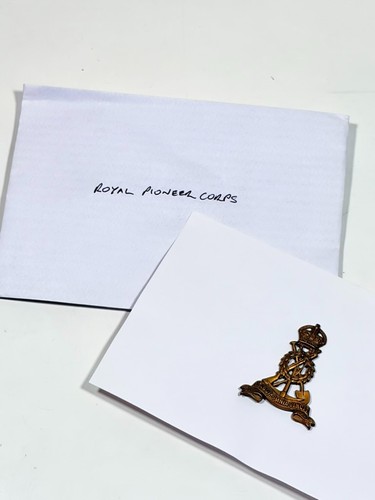 Royal pioneer corps - corps, cap