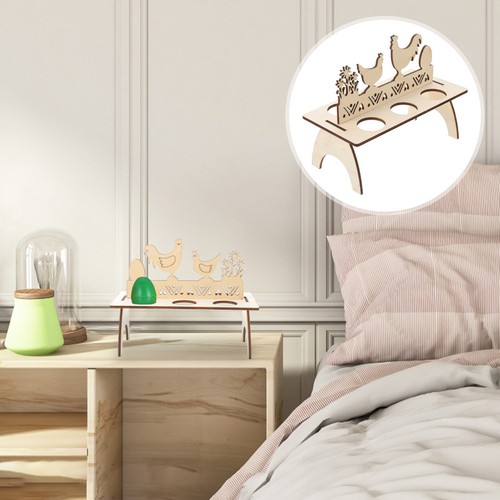 Wooden egg holder - wooden,