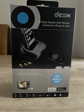 Dexim AV Dock Station with Remote Control for iPhone 3G & iPod Brand New