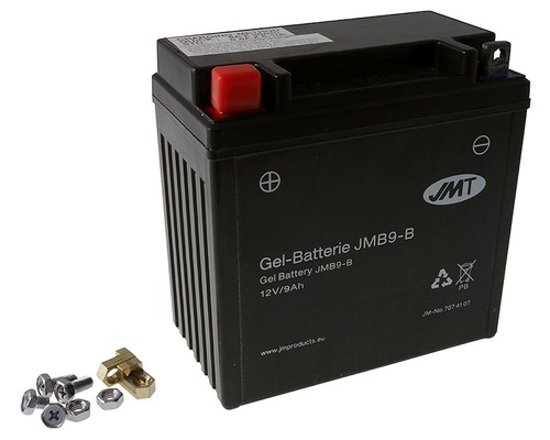 Battery jmt gel yb9 12n9 - battery,