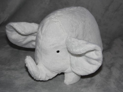 Boots elephant soft toy white