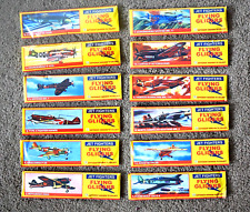 WW2 World War 2 12 x  Different Toy Foam Gliders War Planes Spitfire Mitsubishi