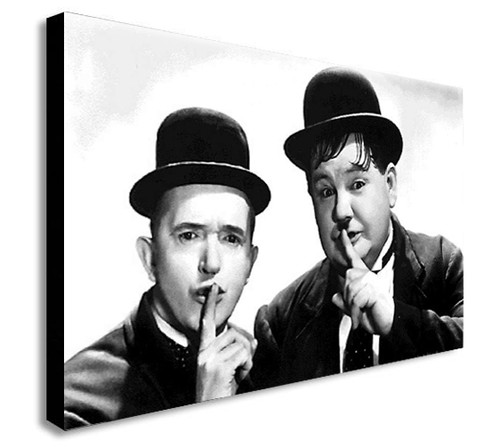 Laurel and hardy shush - laurel,