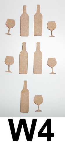 Wooden wine bottle - wooden,