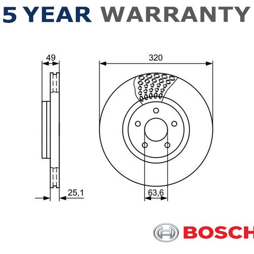 Bosch front brake - front,