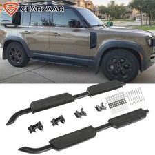 FOR LAND ROVER DEFENDER 110 L663 2020+ RUNNING BOARD SIDE STEPS BLACK EDITION UK
