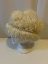 Vintage sheepskin fur hat –