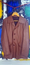 1970s Brown Leather Safari