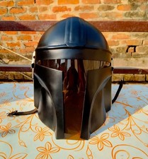 Mandalorian Steel Black Helmet