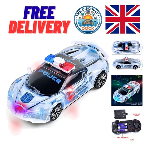 Interactive police car toy - interactive,