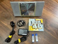 Panasonic SL-J900 Portable CD Player and Speaker Dock Silver Metal Discman