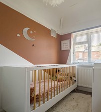 East Coast Panama Baby Cotbed And Dresser White