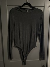 Primark Women's Grey Ribbed