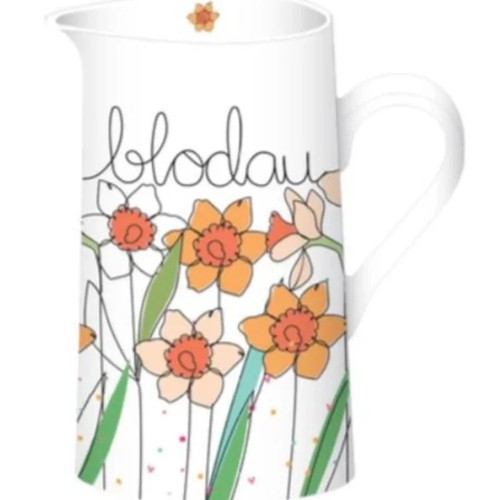 Welsh blodau daffodil - blodau, jug