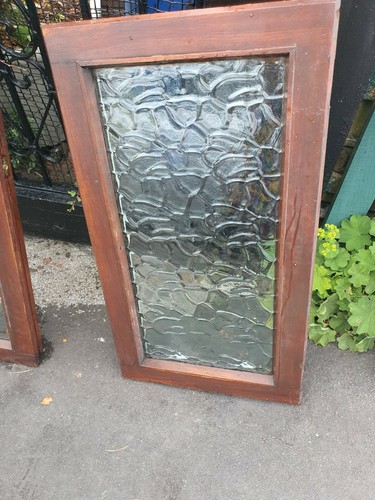 Frosted double glazed wood - frosted,