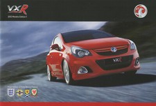 CAR BROCHURE: VAUXHALL VXR - 2012 EDITION 1 (INCLUDES CORSA/INSIGNIA/VXR8)