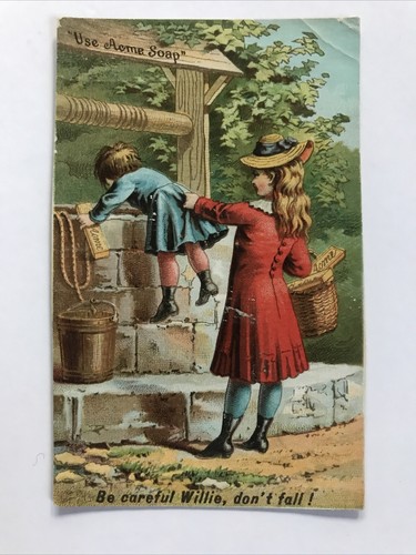 Trade card acme soap - soap, jw