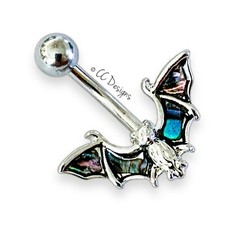 14g Silver Color Abalone Shell