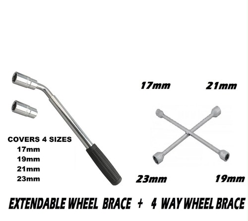 Way wheel brace extendable - wheel, &