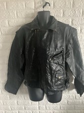 Vintage American Leather Bikers Jacket, Highway One Designer Bikers Jacket, Lge